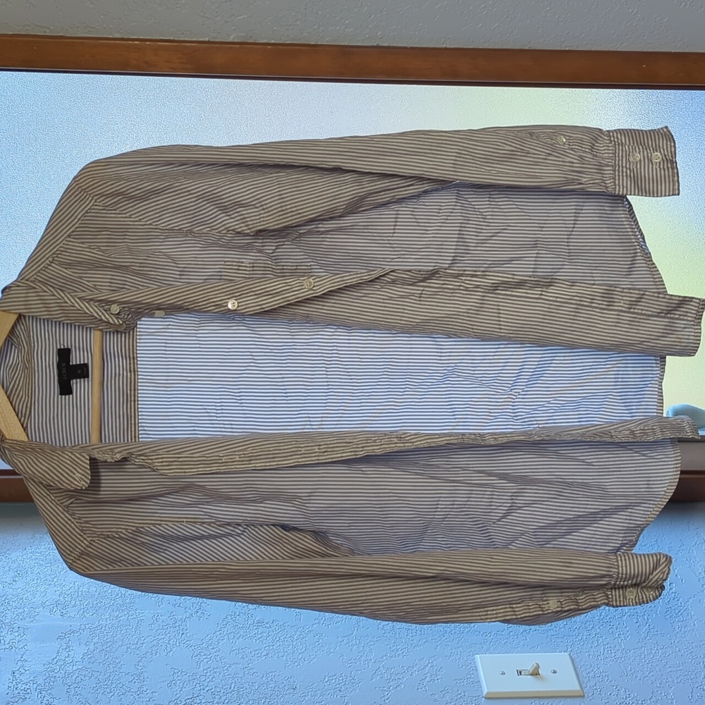J Crew silk button down